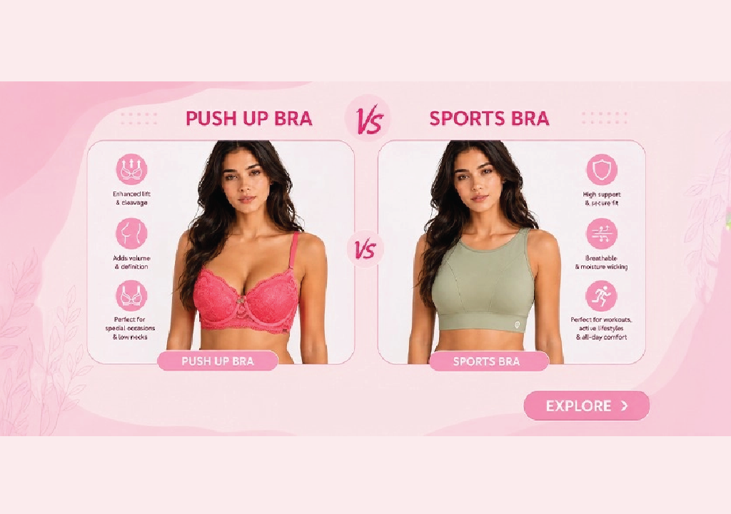 Perfect Push Up Bra Support for women.