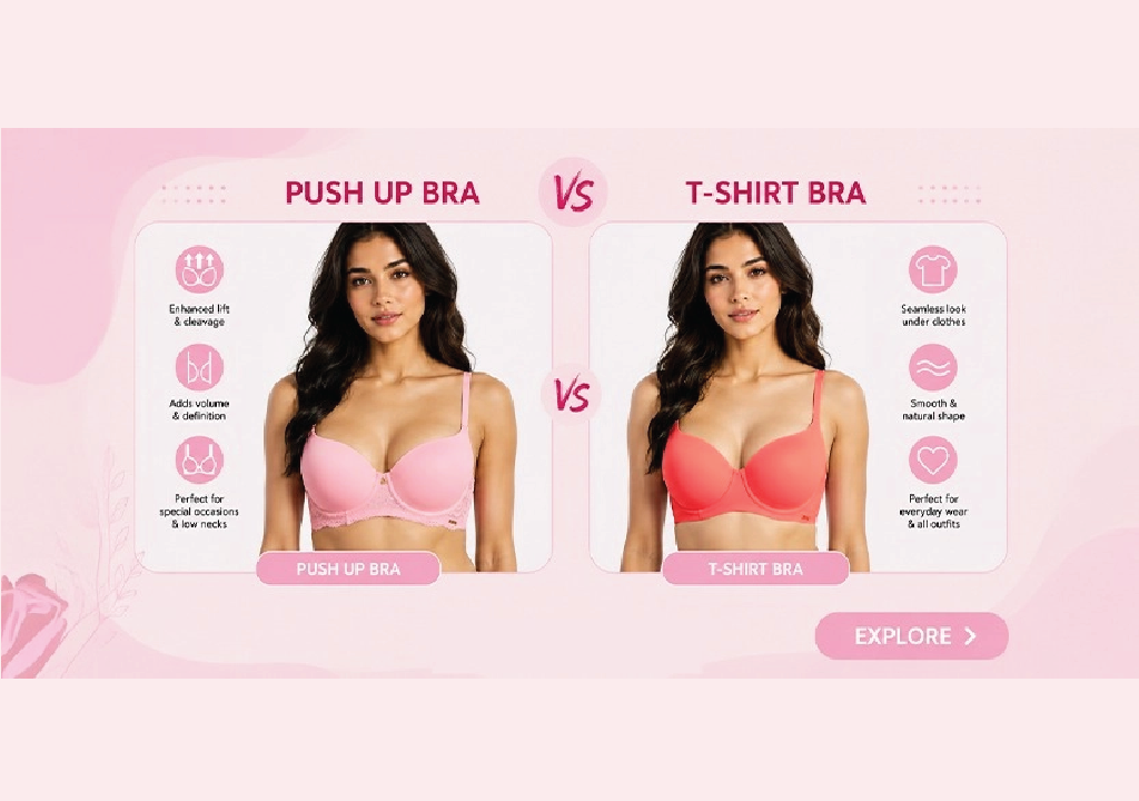 Comfortable Push Up Bra Guide for women.